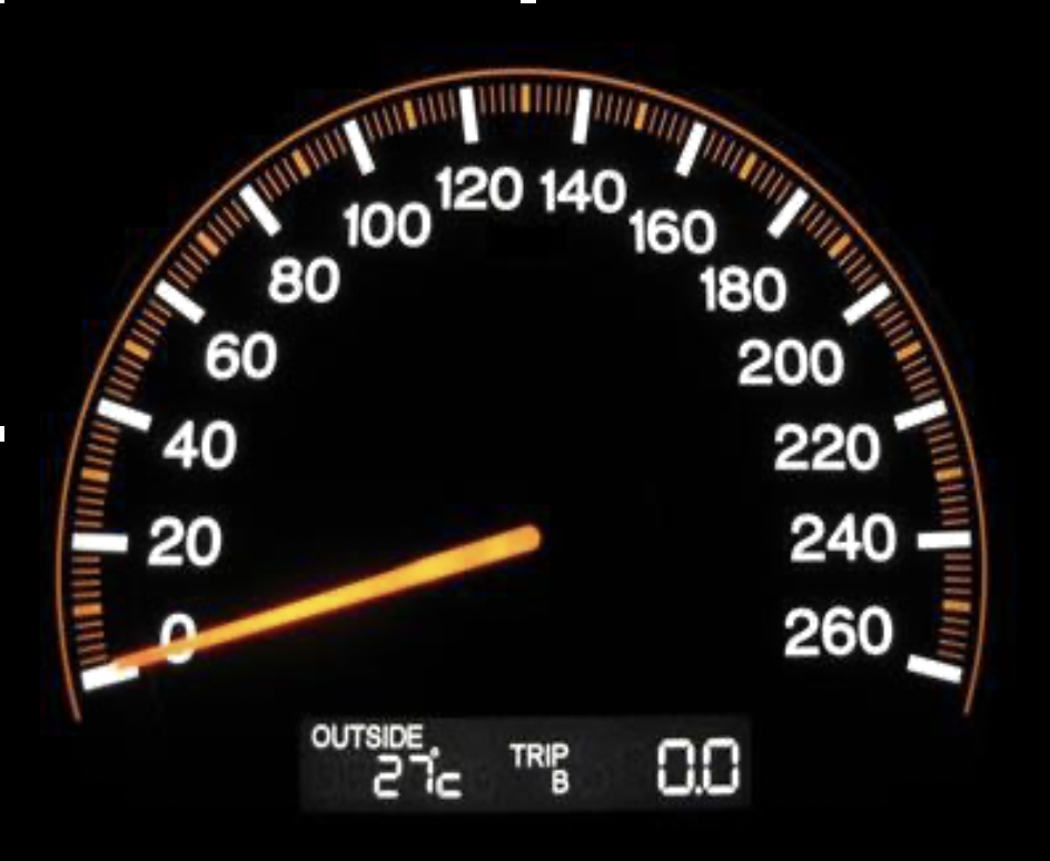 Modern Speedometer